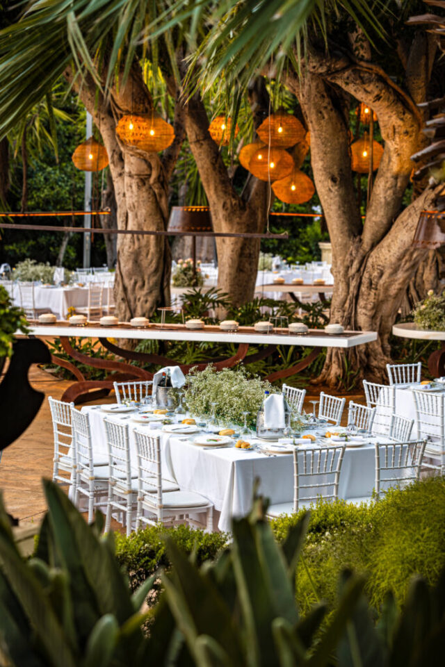 Giardino — sala per ricevimenti a Villa Favorita, Marsala