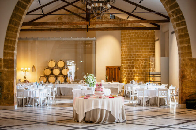 Sala delle Botti — sala per ricevimenti a Villa Favorita, Marsala